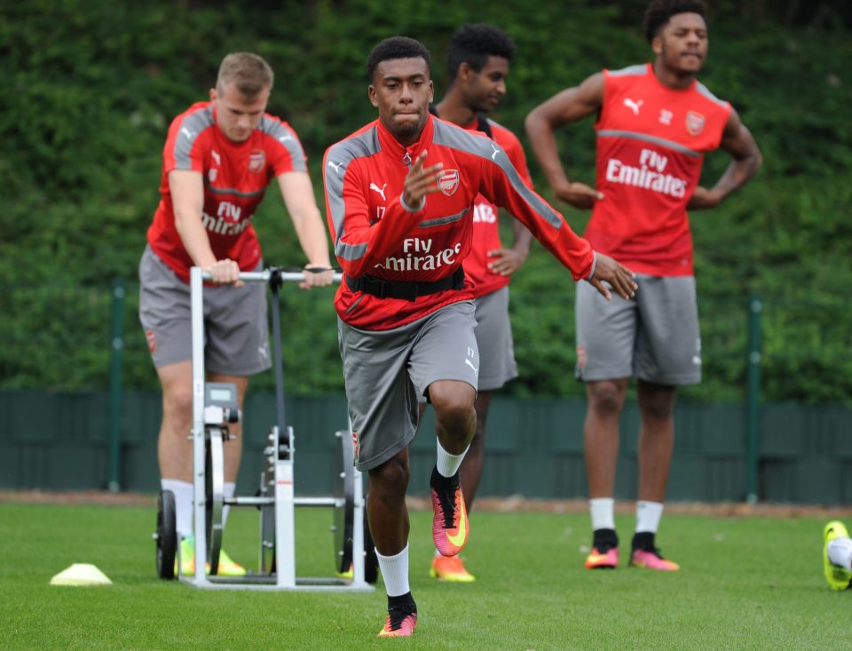 Arsenal Training Session