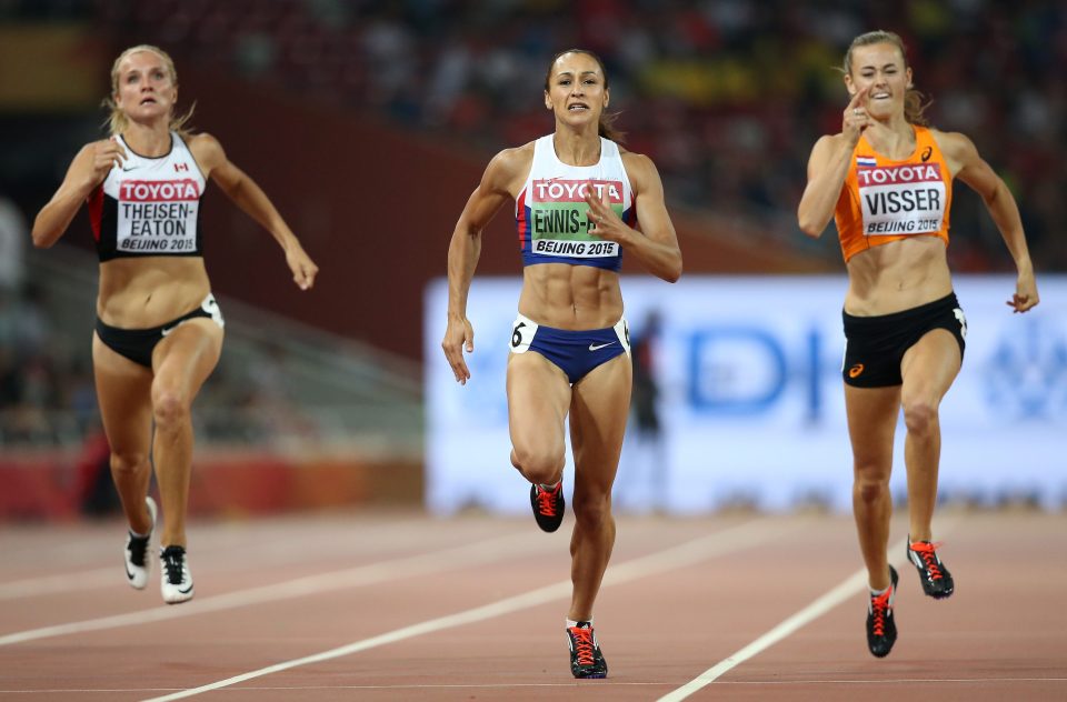 Canadian Brianne Theisen-Eaton left) is tipped to be the main rival for Brit Ennis-Hill 