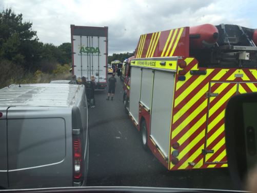  The carriageway was closed for more than 12 hours while emergency services remained at the scene