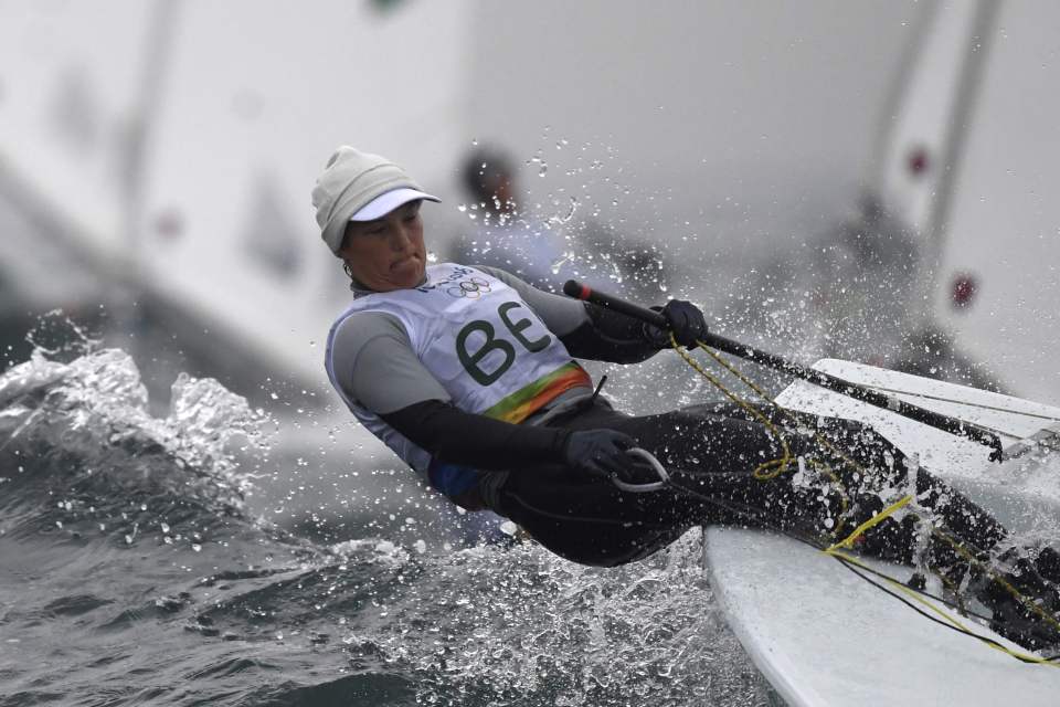 Bronze-medallist Evi van Acker could be out of the Laser Radial competition after picking up infection