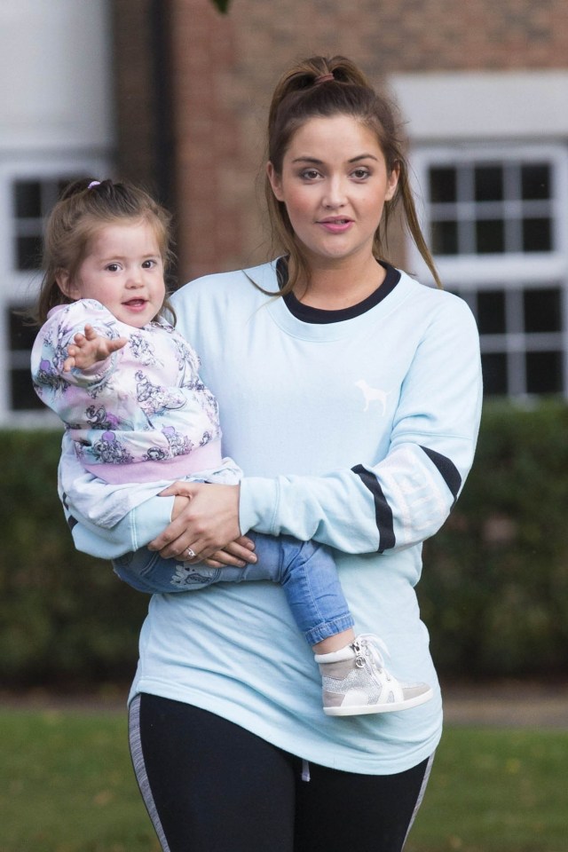  EastEnders star Jacqueline Jossa enjoys a day out with daughter Ella