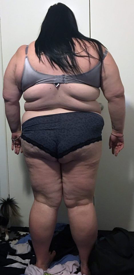  She decided to fight the flab after a health check-up with her GP