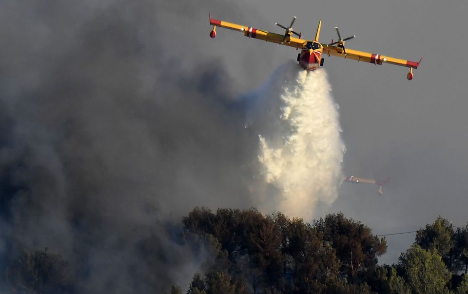  Thousands of firefighters across southern Europe were aided by scores of planes, equipped with water tanks