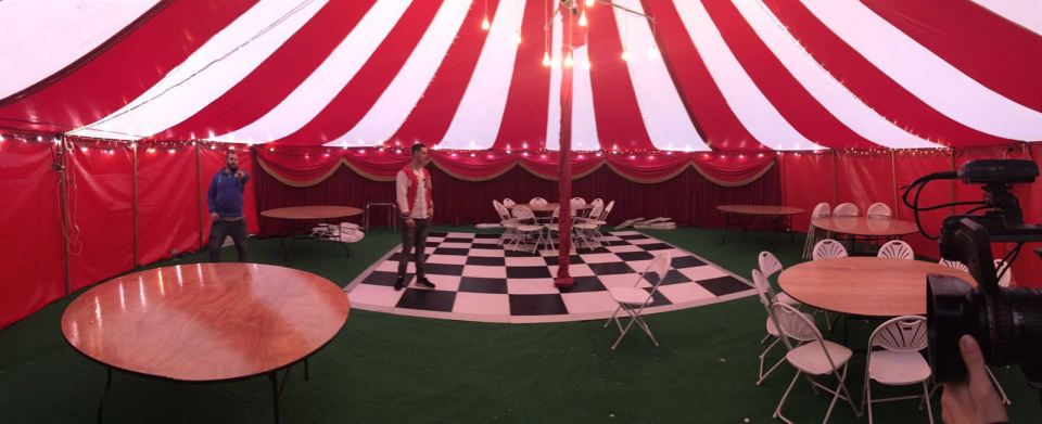  The wedding took place in a disused car park