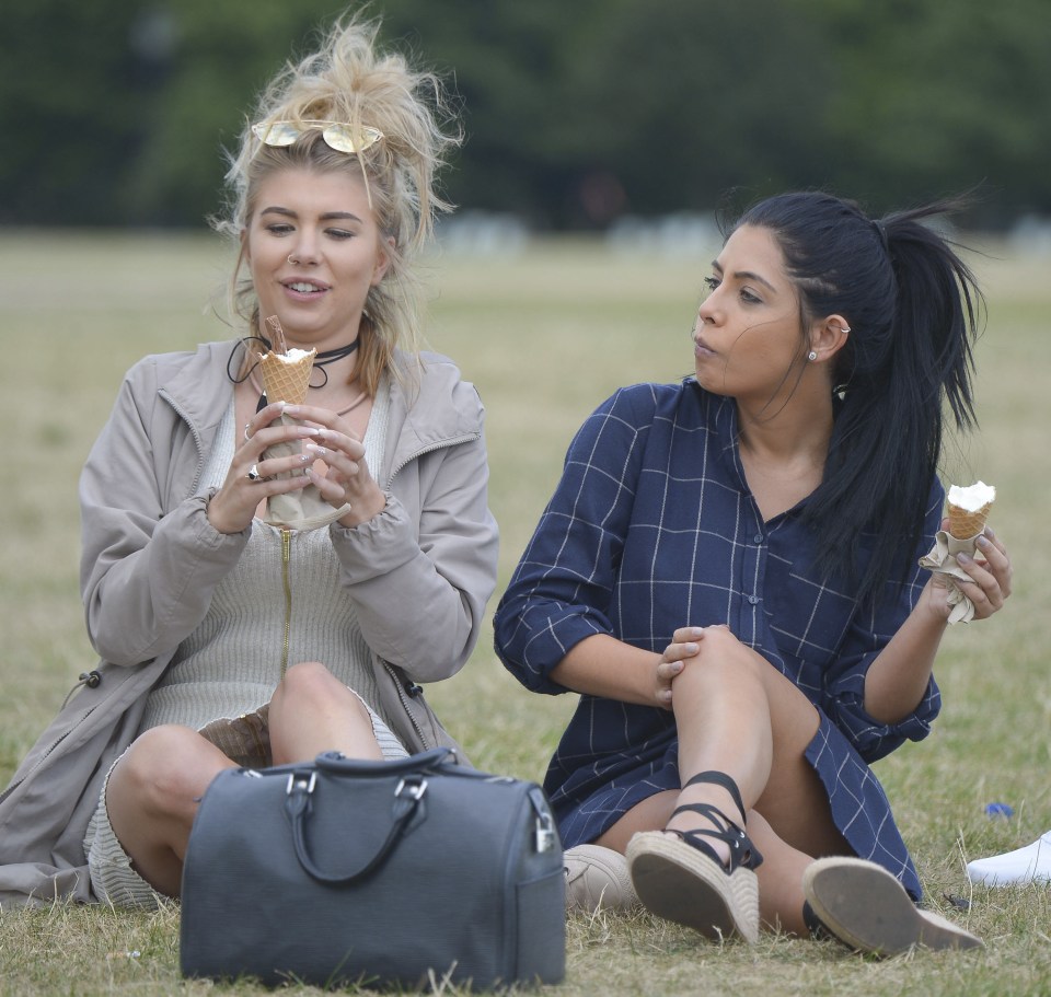 Love Island winners Nathan Massey and Cara De La Hoyde on a mate date with Olivia Buckland and Alex Bowen