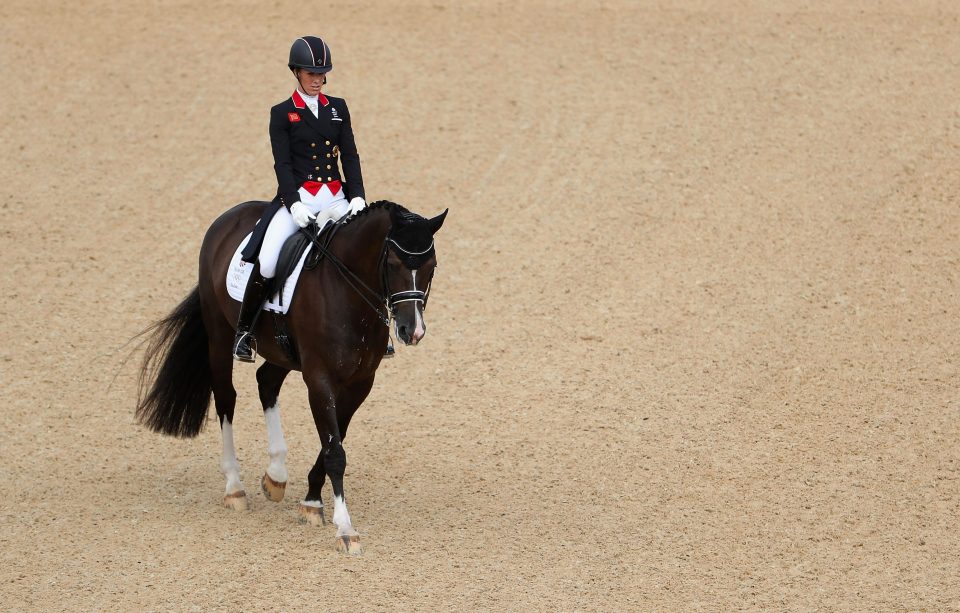  Charlotte Dujarin pulls off a remarkable routine to help Team GB win another silver