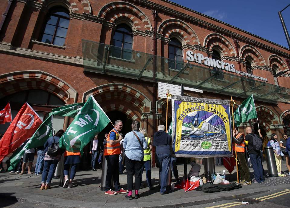  There have been a number of strikes by rail unions in recent weeks