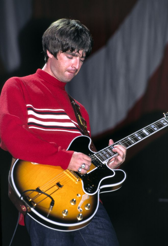 Noel Gallagher at Knebworth