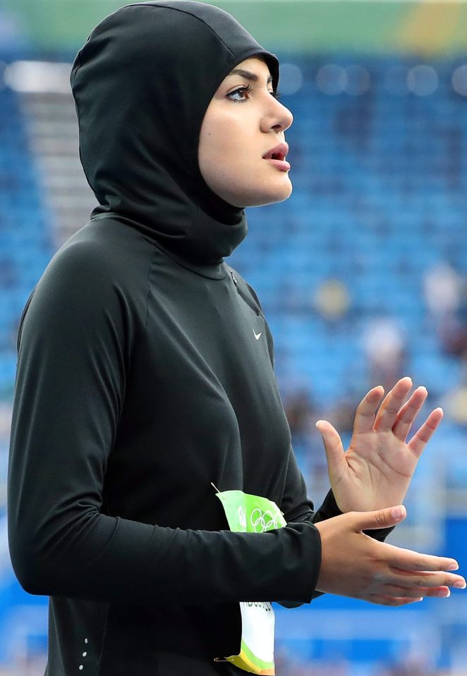  Abuljadayel enjoys the aftermath of her momentous race for Saudi women