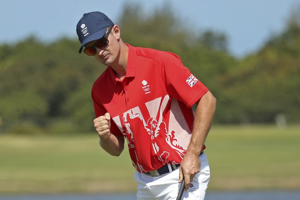 Team GB's Justin Rose is in contention for the golf gold medal at the Rio Olympics