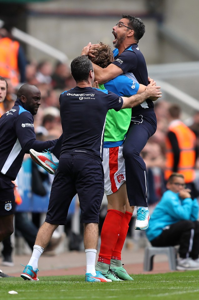 The German is known for his enthusiasm on the touchline