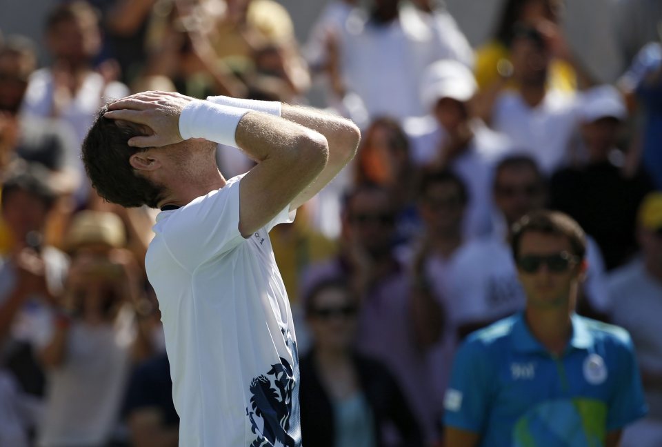 Murray shows how much it means to make a second Olympic singles final