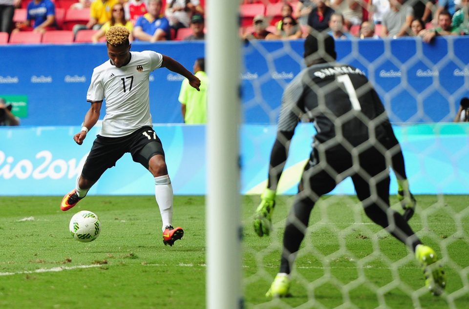  Serge Gnabry fires home past Portugal keeper Varela Bruno