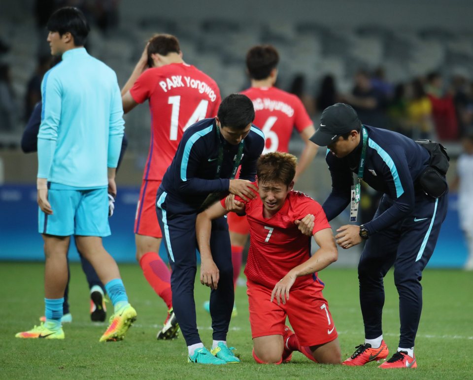  South Korea lost 1-0 to Honduras in the quarter-finals of the tournament