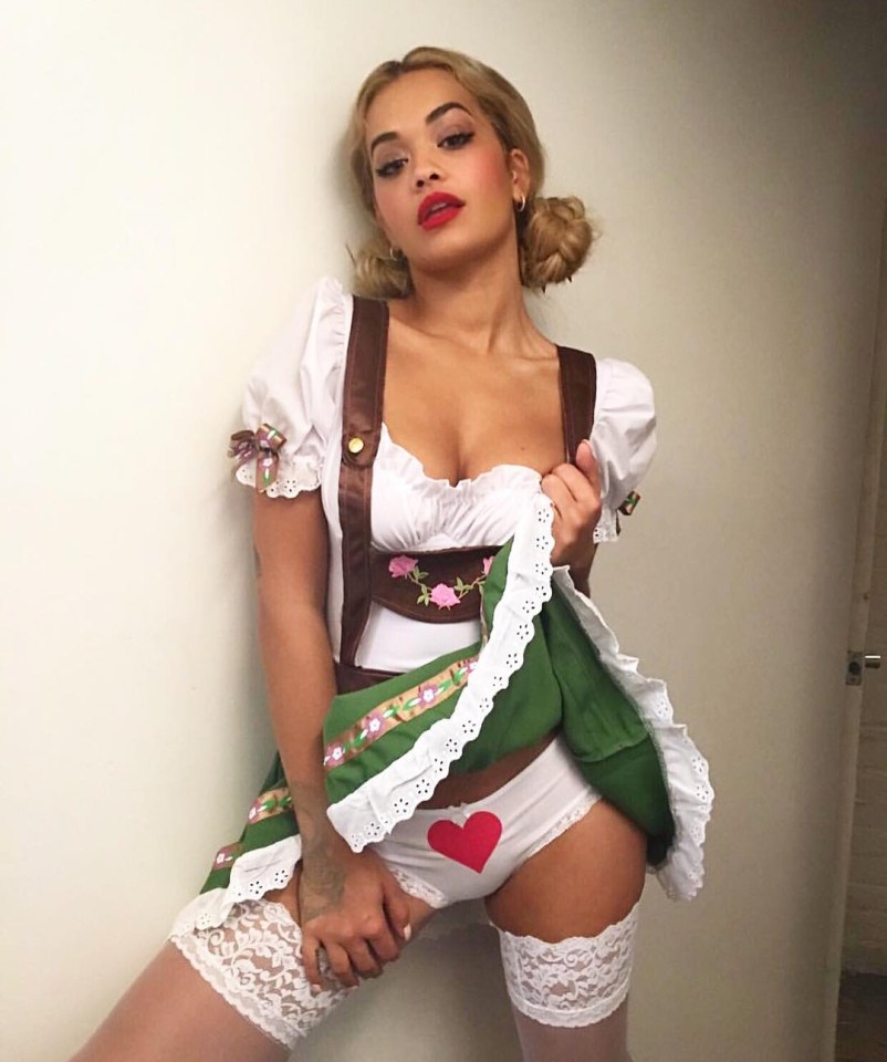  Rita's raunchy snap for LOVE Magazine's annual advent calendar