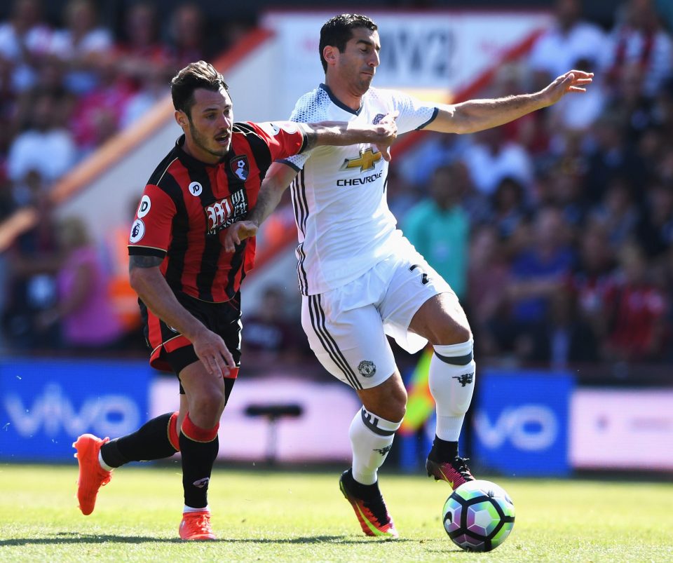  Henrikh Mkhitaryan made Premier League history on Sunday