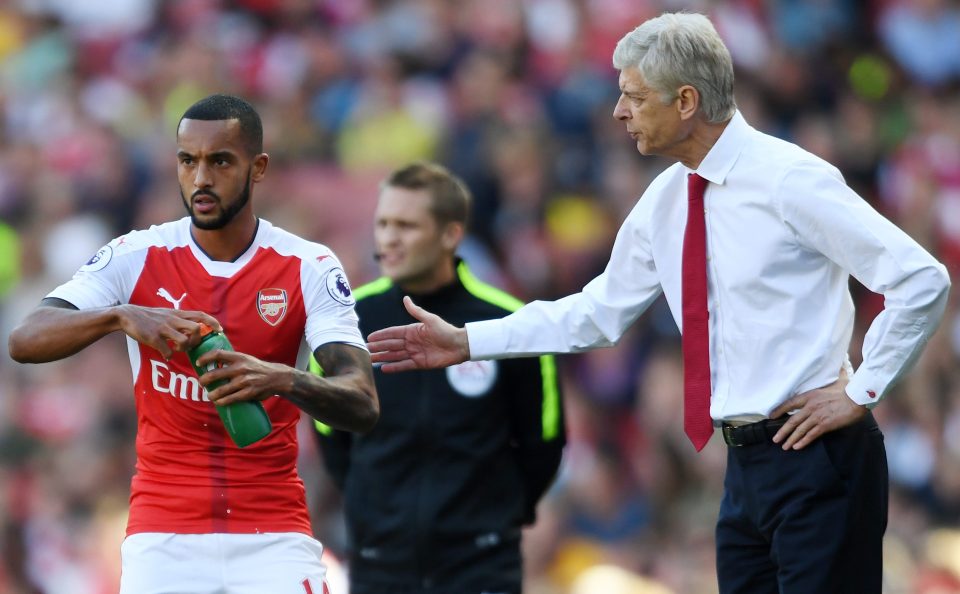 Wenger saw the Gunners crumble despite Theo Walcott missing a penalty and hitting an early opener