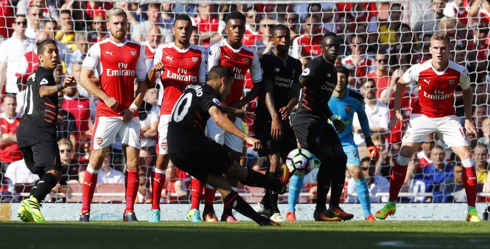  Philippe Coutinho scored twice - one of which was a stunning long-range free-kick