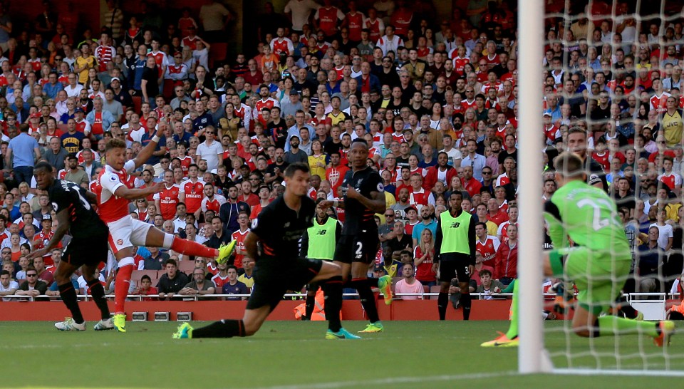  Alex Oxlade-Chamberlain also scored an excellent solo effort but it was too little, too late