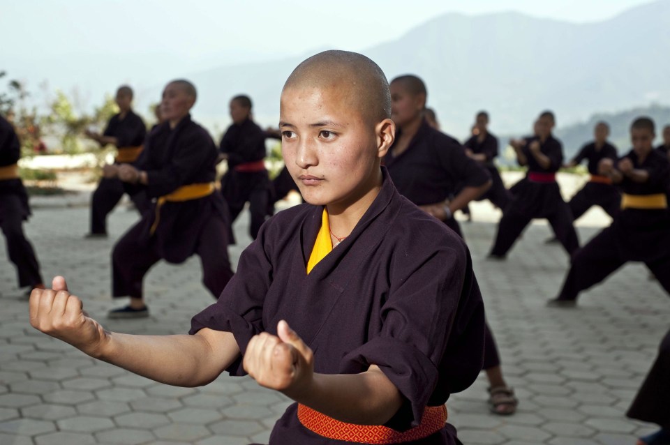  The nuns says martial arts helps their meditation