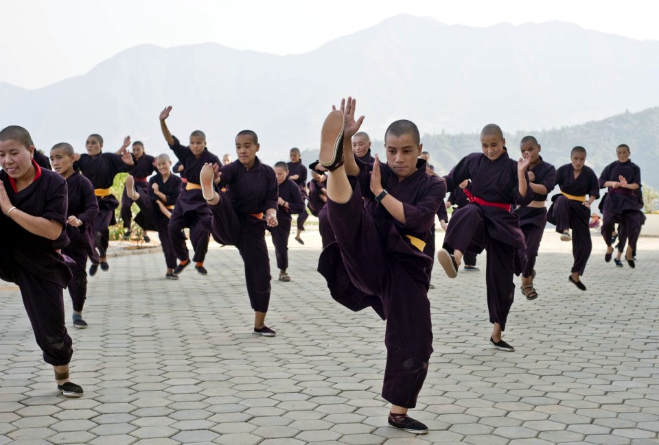  The women practise for two very intense hours a day