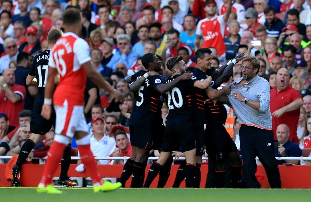 Van Niekerk's Liverpool beat Arsenal in a captivating 4-3 win at the Emirates yesterday