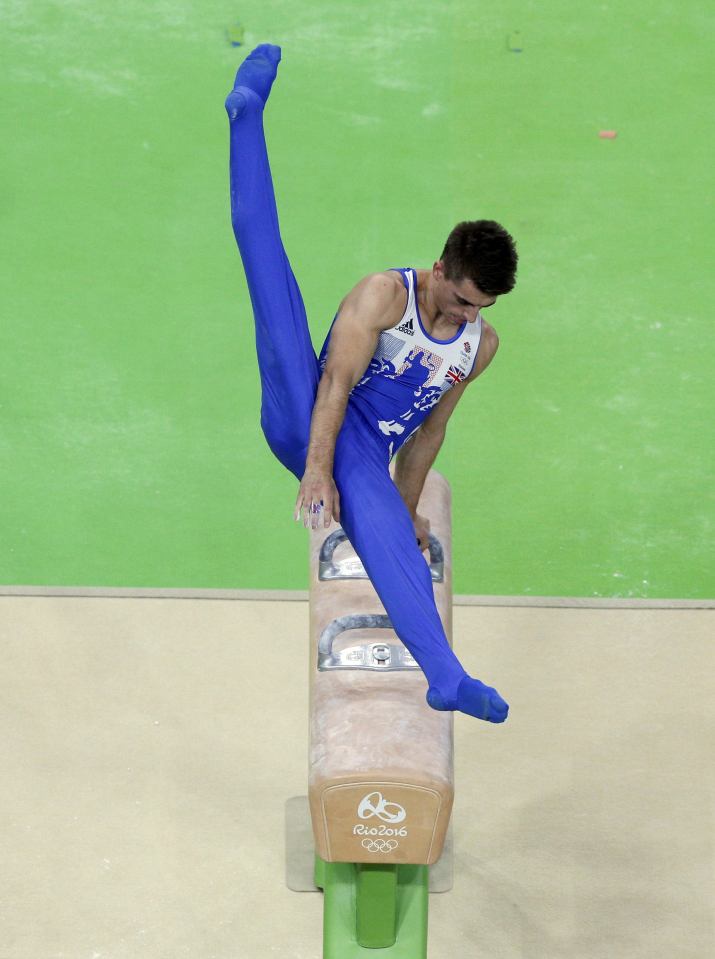  Whitlock shows incredible athleticism in his favourite event