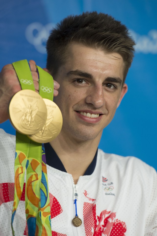  Max Whitlock pictured with his Olympic golds