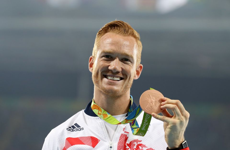 Greg took home the bronze in the long jump in Rio this year as Susie watched from home