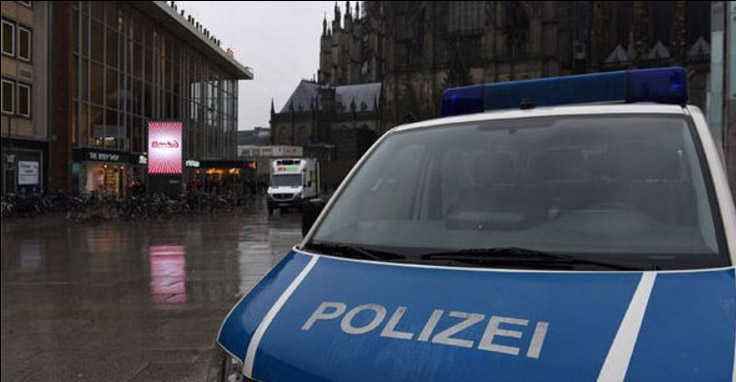  Police rushed to the scene of the attack which saw one man stabbed in the thigh and Cologne's city centre sent into lockdown