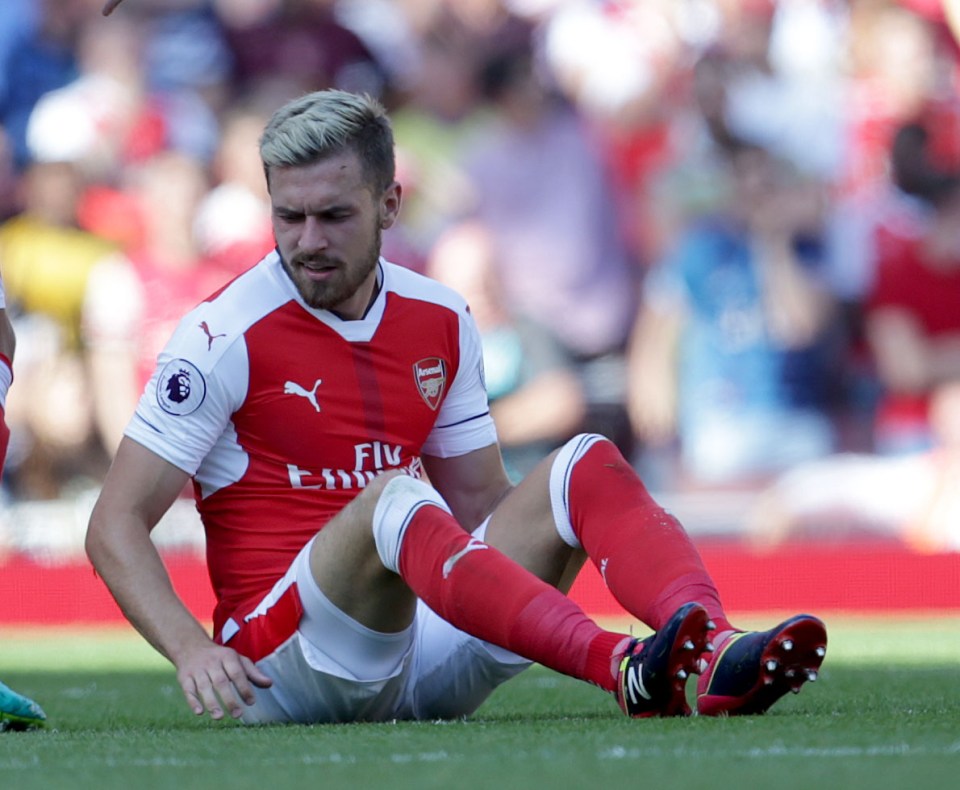  Ramsey is just the latest Arsenal player on the treatment table