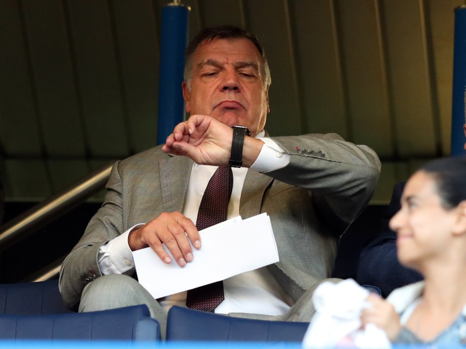  England boss Allardyce is counting down to his Sunday squad announcement