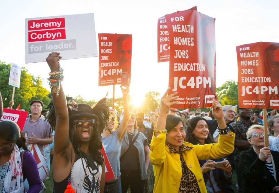  Mr Corbyn, who spoke at a Black Lives Matter rally last night, said he wants to "rebuild and transform Britain's transport system"