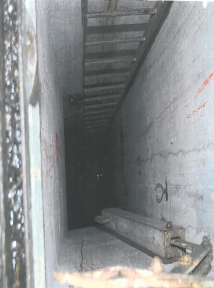  He tried to force his victim into the pitch-black interior of a underground bunker