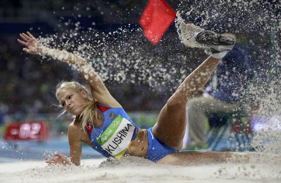 Klishina has admitted she's finding it hard competing without her 67 teammates