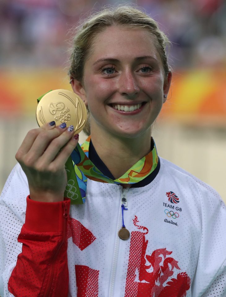  Laura Trott dominated the track and won two golds in Rio