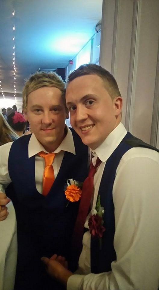 Ben Jones (right) was denied entry to a bar when staff thought he was drunk