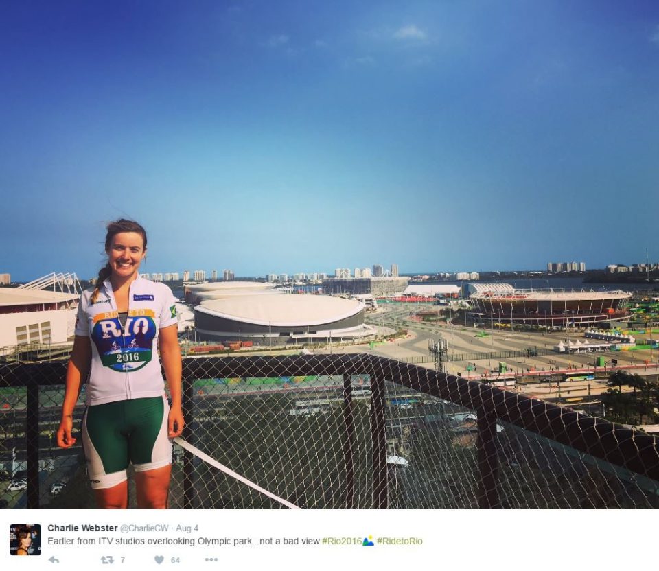 IT was initially thought she was suffering from dehydration from cycling in Rio