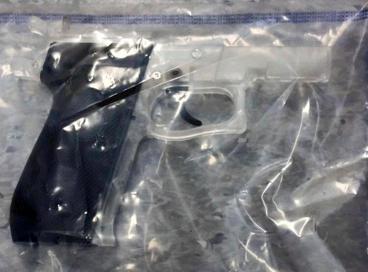  This is the toy gun a man who sparked a huge police operation was arrested with