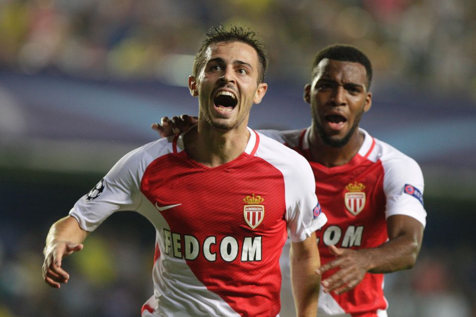 Monaco's Portuguese forward Bernardo Sil