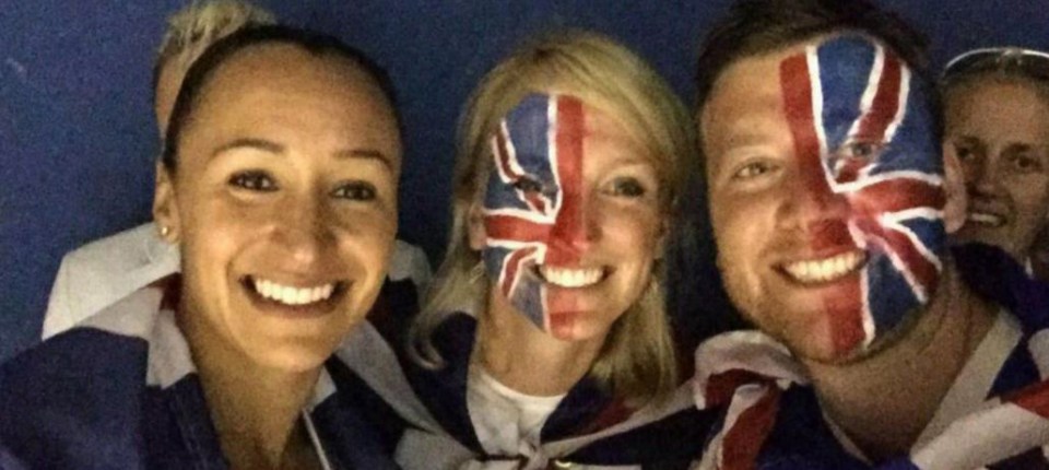  The couple even managed to grab a selfie with Jessica Ennis-Hill