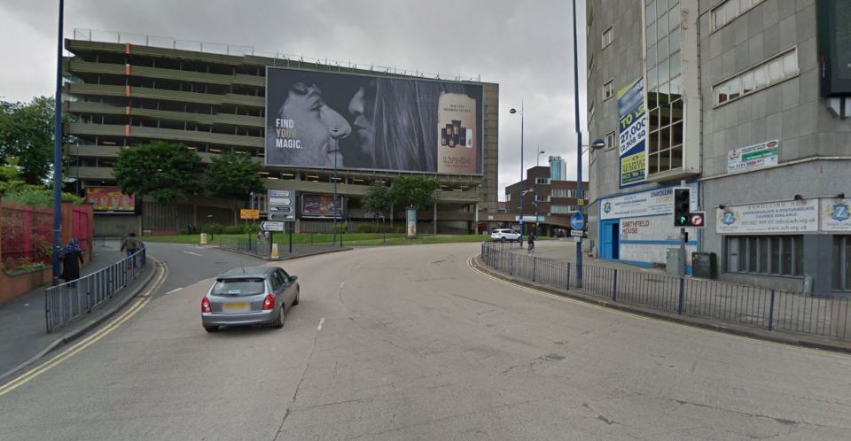  Nadeem's vehicle was struck by another car at the junction of Alcester St and Bradford St