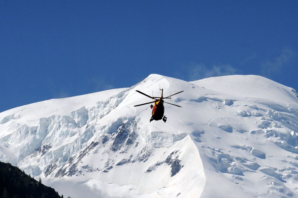 Emergency crews said an avalanche made of ‘large blocks of ice’ is believed to have hit the group