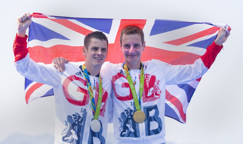  The Brownlees celebrate another amazing showing with their one-two in Rio