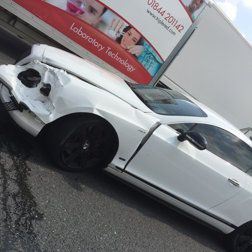  His white Bentley was his pride and joy