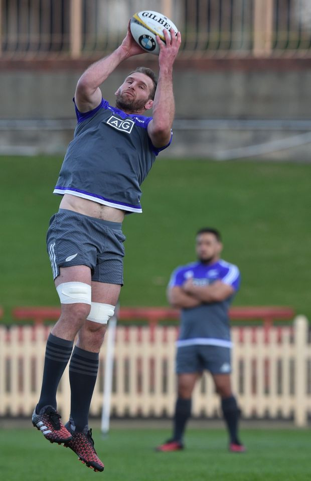  Skipper Kieran Read trains ahead of today's Bledisloe Cup clash against Australia