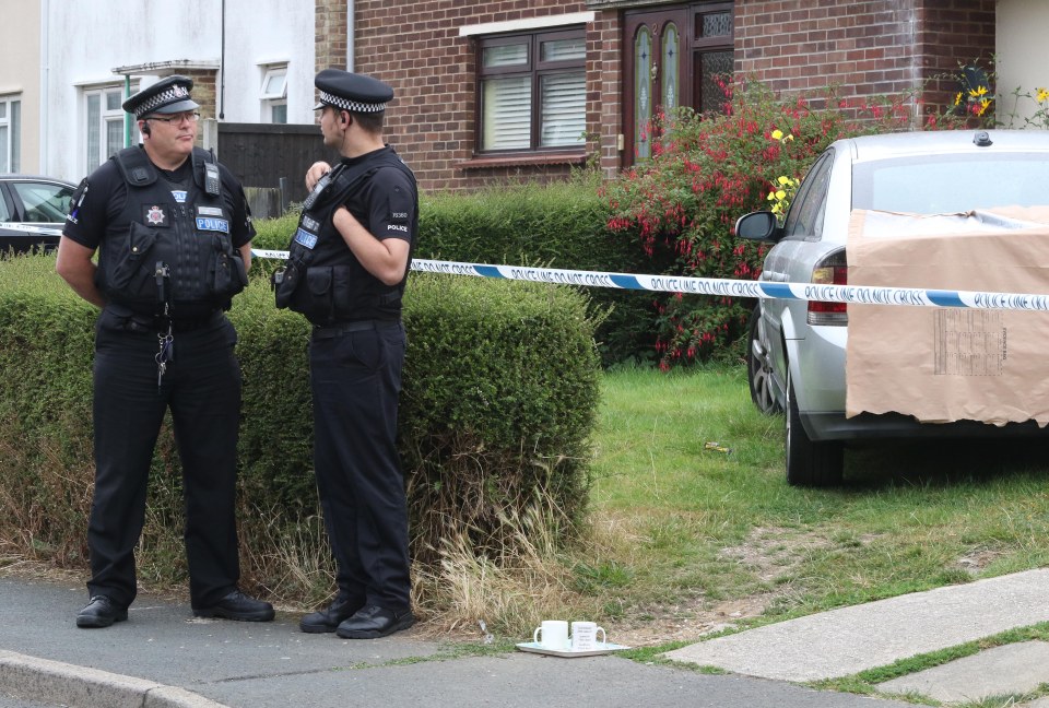  Police and paramedics attended the scene in Essex