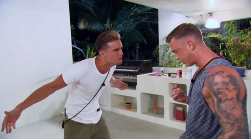  Gaz Beadle has a furious row with his mate Hawley over sleeping with each other's exes