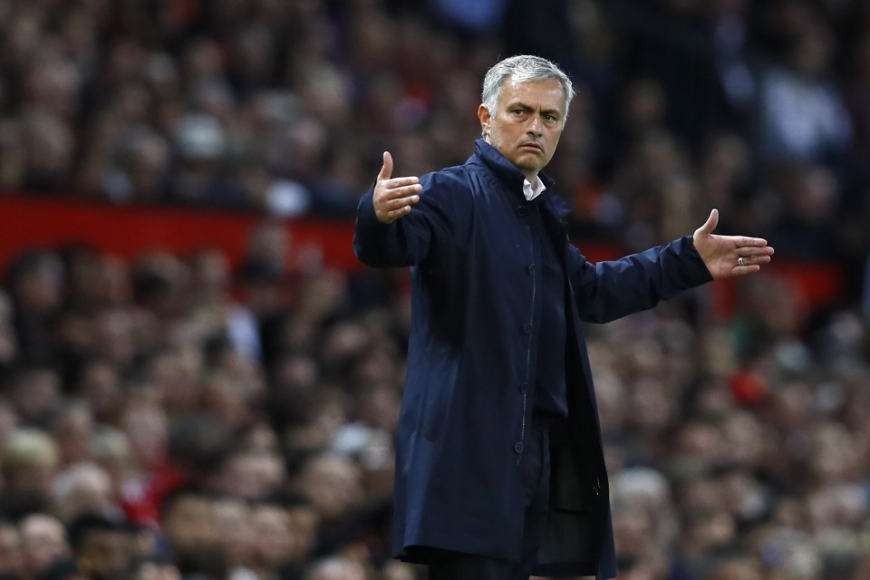  Mourinho had his game-face on from the very start