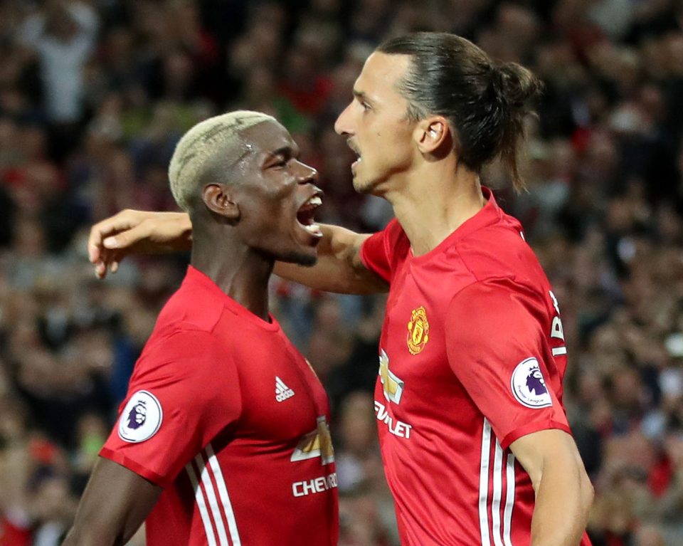 Zlatan Ibrahimovic Paul Pogba